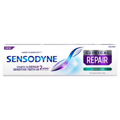 SENSODYNE Clinical Repair Active Clean Οδοντόκρεμα για Αναδόμηση και Προστασία από την Ευαισθησία 75ml