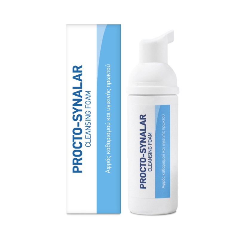 PROCTO-SYNALAR Cleansing Foam Αφρός Καθαρισμού και Υγιεινής Πρωκτού 40ml