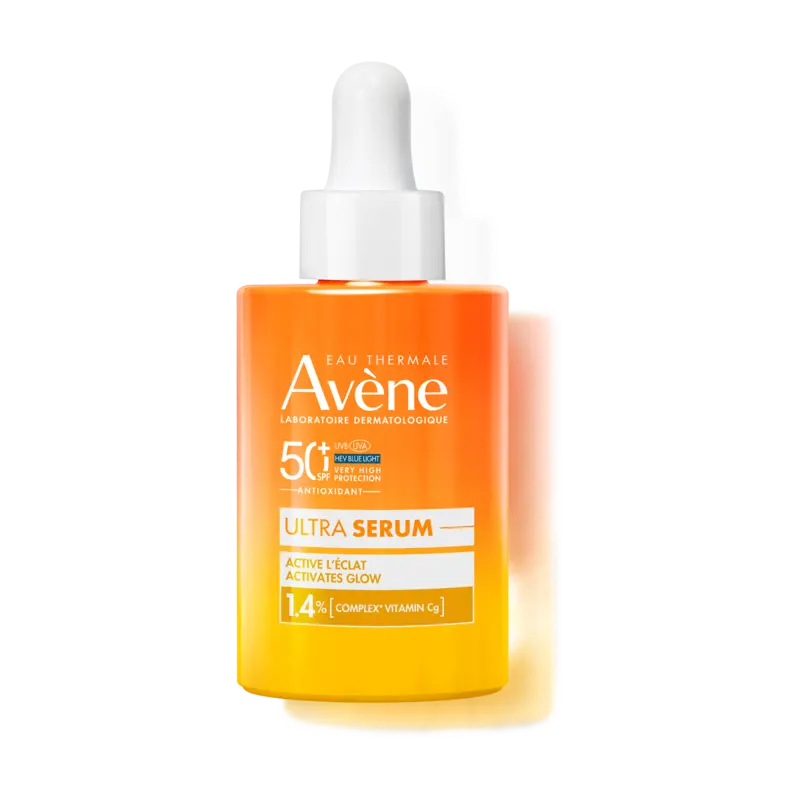 AVENE Sun Ultra Serum Αντηλιακός Ορός Προσώπου για Προστασία και Ενεργοποίηση της Λάμψης SPF50+ 30ml
