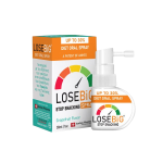 LOSEBIG Diet Oral Spray Stop Snacking Συμπλήρωμα Διατροφής για Σταμάτημα του Τσιμπολογήματος με Γεύση Γκρέιπφρουτ 30ml