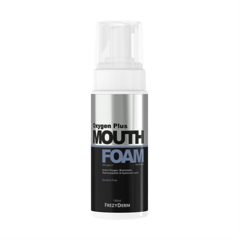 FREZYDERM Oxygen Plus Mouthfoam Στοματικός Αφρός με Ενεργό Οξυγόνο και Φθόριο 250ppm F 150ml